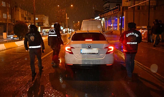 Adıyaman'da "Huzurlu Sokaklar-3" denetimleri