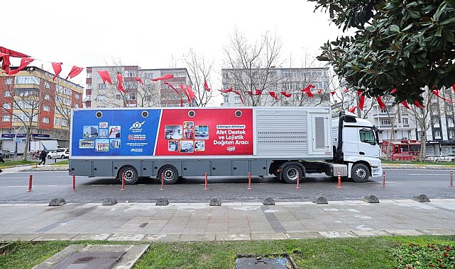 Afet Destek ve Lojistik Dağıtım Tırı'nın rotası Balkanlar