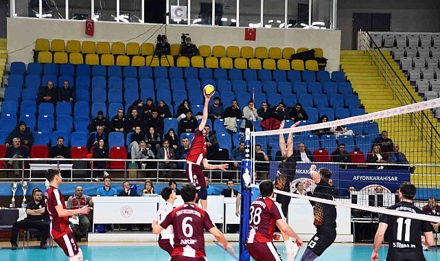 Afyonkarahisar'da voleybol finali tamamlandı