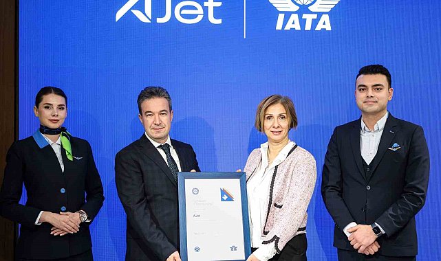 AJet, IATA sertifikasını aldı