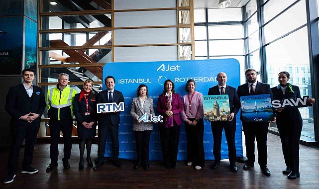 AJet'in İstanbul - Rotterdam seferleri başladı