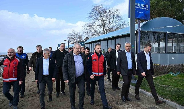 Akın, Lodos'un vurduğu Körfez'de