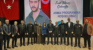 Akşehir'de Fırat Yılmaz Çakıroğlu için anma programı düzenlendi