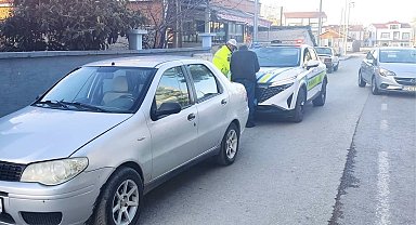 Alaçam'da korsan taksi denetimi