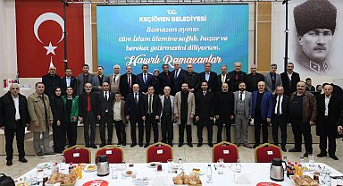 Ankara Keçiören'de Erzurumlular iftar sofrasında buluştu