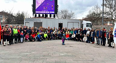 Ankara'da tekerler farkındalık için döndü