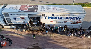 Antalya'da Mobil Aşevi Ramazan'da mahallelere ulaşıyor