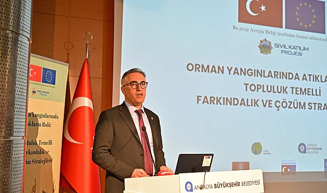 Antalya'da orman yangınlarına karşı atık farkındalığı