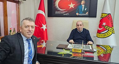 Artvin'de Müdür Keskin'den, Gazeteciler Cemiyetine ziyaret