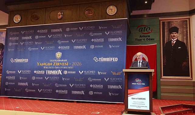 ATO Başkanı Baran: "Büyük ölçekli yangın yaşayan işletmelerin yaklaşık yüzde 40'ı faaliyetlerine geri dönemiyor"