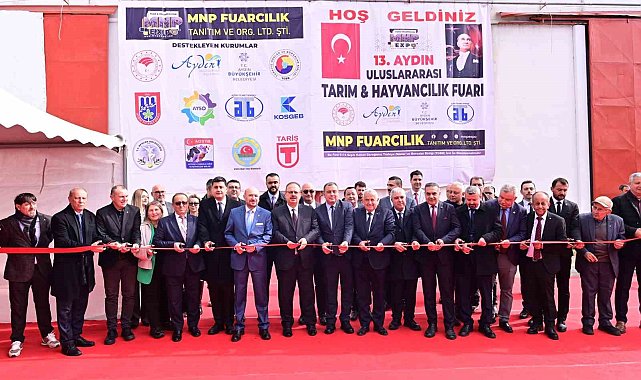 Aydın 13. Tarım Fuarı kapılarını açtı