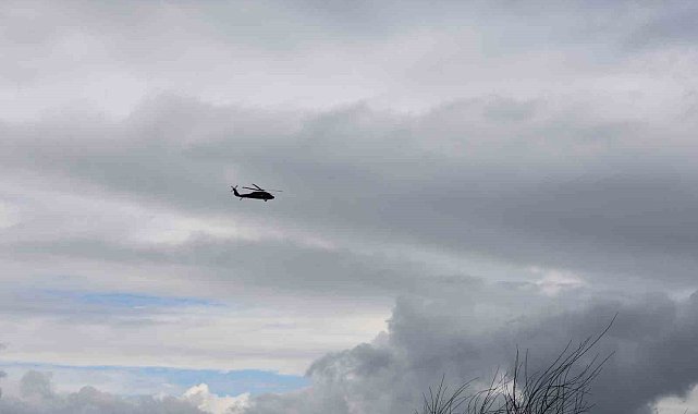 Aydın'da sel mağduru vatandaş helikopterle kurtarıldı