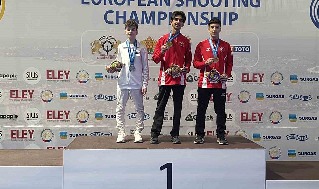 Aydınlı sporcudan Avrupa şampiyonasında çifte madalya