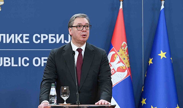 Azerbaycan Cumhurbaşkanı Aliyev Sırbistan'da
