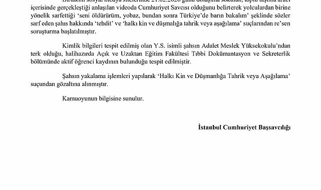 Bakan Gürlek: "Hukukun üstünlüğü ilkesinden taviz vermeyeceğimizi bir kez daha vurguluyorum"