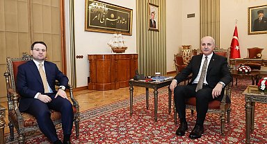 Bakan Gürlek'ten TBMM Başkanı Kurtulmuş'a ziyaret