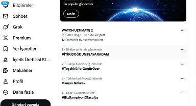 Baki Ersoy'un paylaştığı #İyiKiDoğdun38AyarAdam etiketi X gündeminde 1. sırada yer aldı