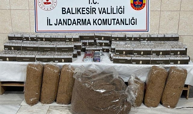 Balıkesir'de kaçakçılık ve organize suç operasyonu: 10 şüpheli yakalandı