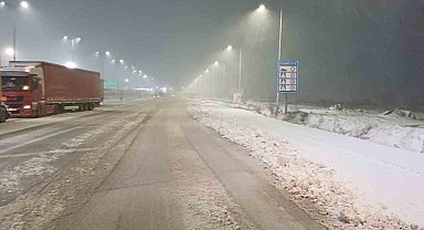 Balkanlar'dan gelen kar sınırdan girdi