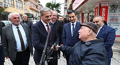 Başkan Alemdar Sakarya Pamukova'da hemşehrileriyle buluştu