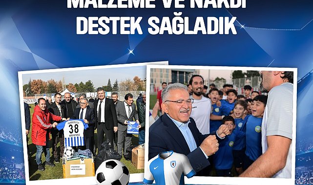 Başkan Büyükkılıç'tan amatör spora 5.6 milyon TL'lik dev destek