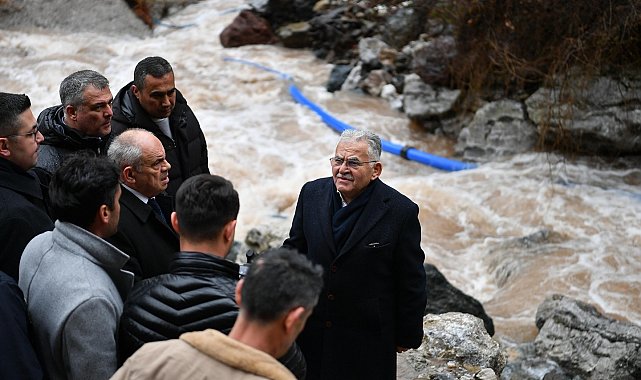 Başkan Büyükkılıç'tan Yahyalı'ya 'geçmiş olsun' ziyareti