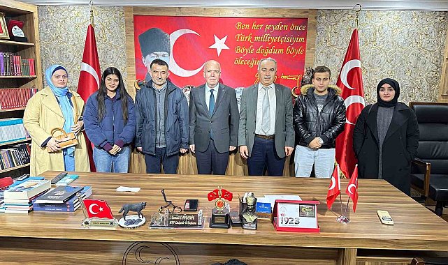Başkan Candemir'e uluslararası öğrenciler hakkında bilgi verdiler