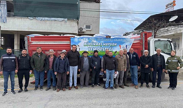 Başkan Çerçioğlu'nun küçük üreticilere yem destekleri devam ediyor