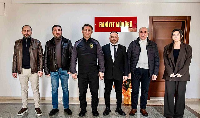 Başkan Dilek ve yönetiminden İl Emniyet Müdürü Çağlar'a ziyaret