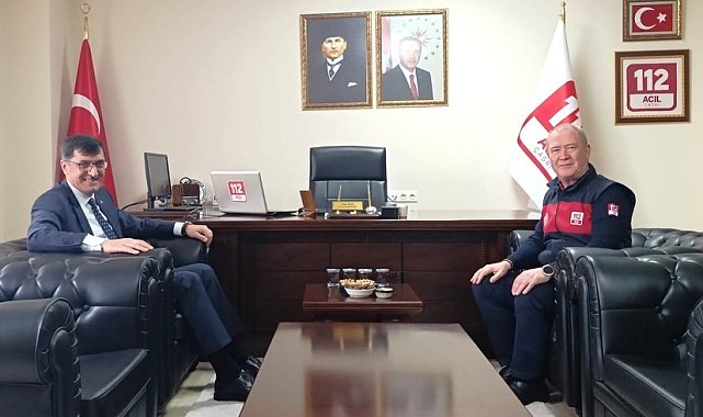 Başkan Eyüp Kahveci'den 112 Acil Çağrı Merkezi personeline tebrik