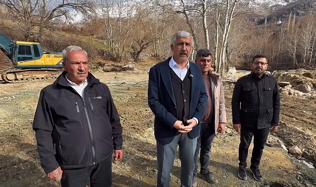Başkan Hallaç, Haydaran su alma yapısında incelemelerde bulundu