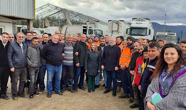 Başkan Tekin'den Biosun işçilerine ekstra zam