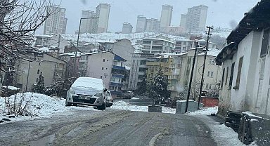 Battalgazi'de kar yağışı sonrası ekipler sahada