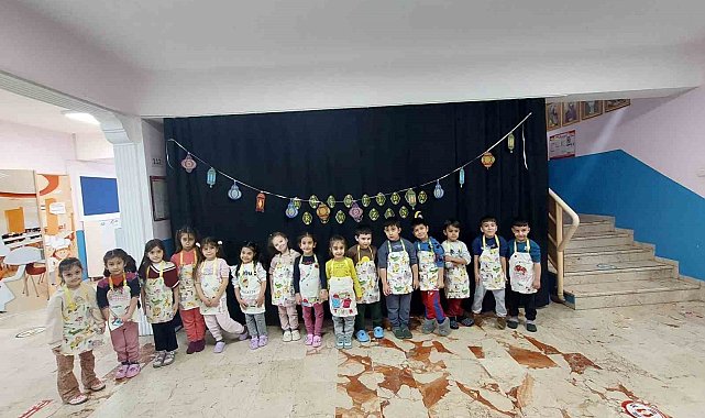 Bayındır'da minik eller 'ramazan pidesi' yaptı