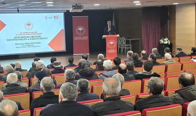 Bilecik'te üreticilere B-Reçete Ve Gıda Hijyeni eğitimi