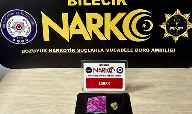 Bilecik'te uyuşturucu operasyonu: 1 gözaltı