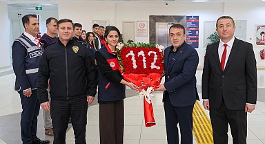 Bilecik'te Vali Sözer'den 112 personeline ziyaret