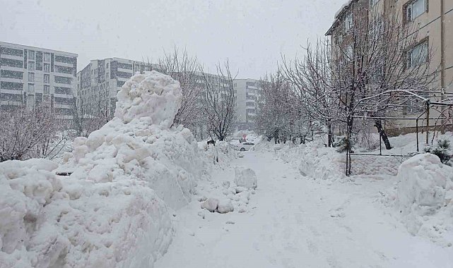 Bitlis'te kar yağışı yeniden etkili olmaya başladı