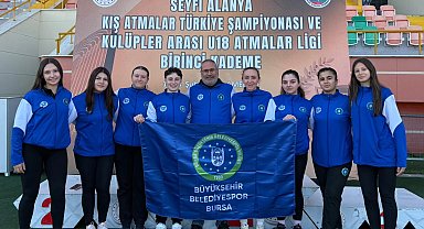 Bursa Büyükşehirli atletler Mersin'den boş dönmedi
