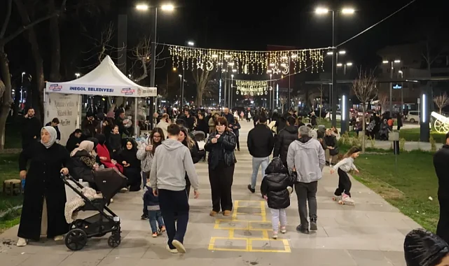 Bursa İnegöl'de Ramazan coşkusu meydanlara taşındı