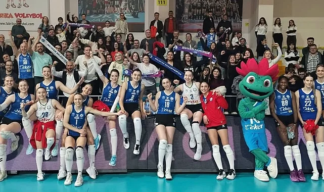 Bursa Nilüfer'in sultanları zorlu maçı kazandı