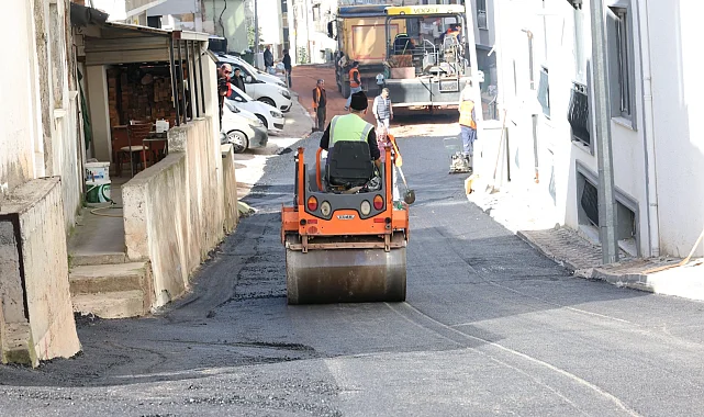 Bursa Osmangazi'de yıpranan yollara asfalt müdahalesi