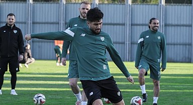 Bursaspor Menemen FK maçı hazırlıklarını sürdürdü