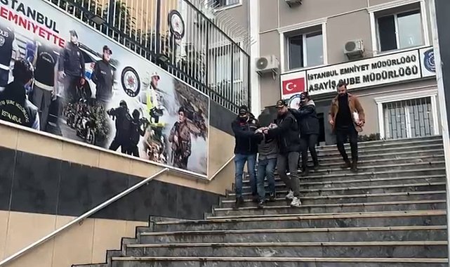 Büyükçekmece'de iş yerine molotoflu saldırı kamerada