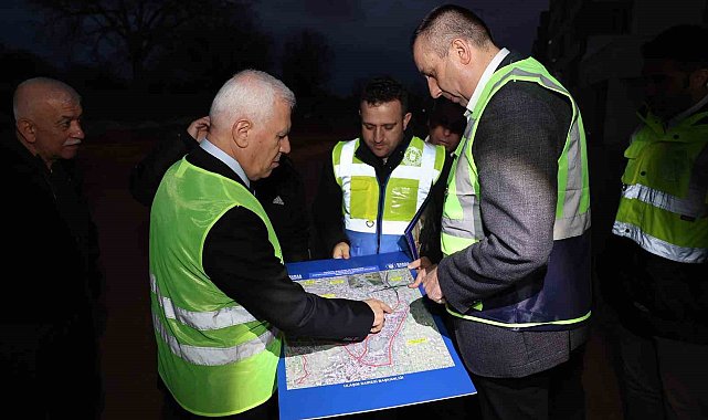 Büyükşehir gece gündüz sahada