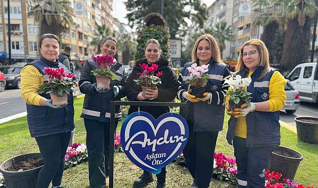 Büyükşehir'den kente 'Sevgililer Günü' dokunuşu