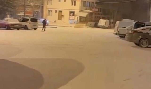 Çankırı'da kar yağışı etkili oldu