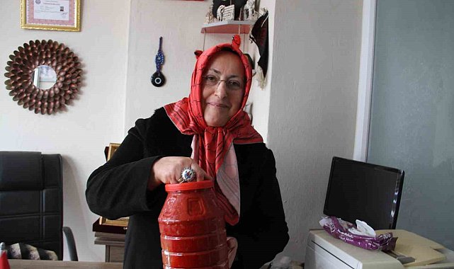 Çarşamba'nın tescilli lezzeti 'biber tuzu' sofraları süslüyor