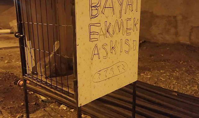 Çermik'te bir vatandaş israfı önlemek için 'bayat etmek dolabı' yaptı