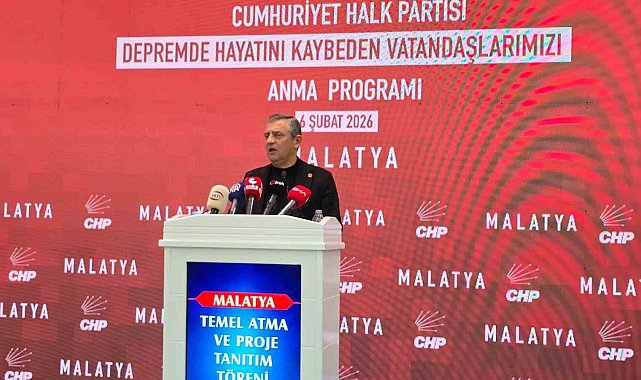 CHP Genel Başkanı Özel: "Muhalefet çivi çakma makamı değildir, çiviyi kimin çakacağına millet karar verir"
